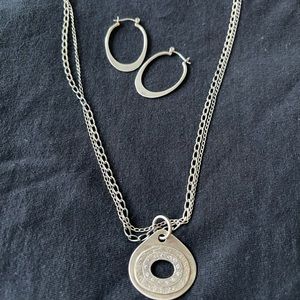 Silpada necklace and earrings